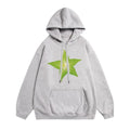 Modern Green Carambola Illustration Hoodie